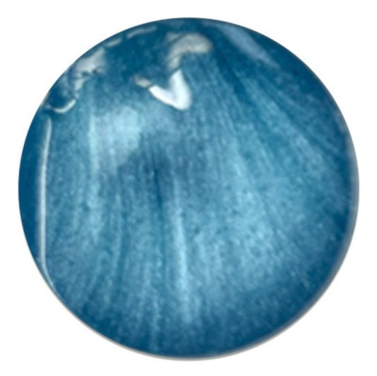 Light blue shimmer wax paste swatch