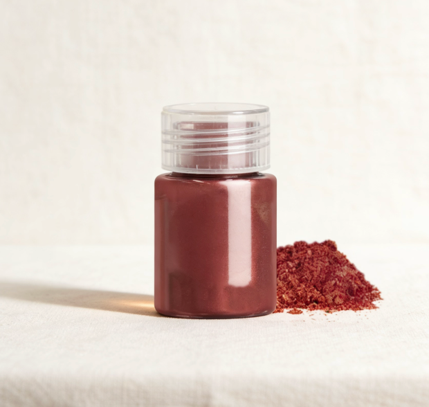 Burgundy red mica powder for candles