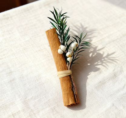 Cinnamon Stick Bouquet for Candle & Aromatic Decor
