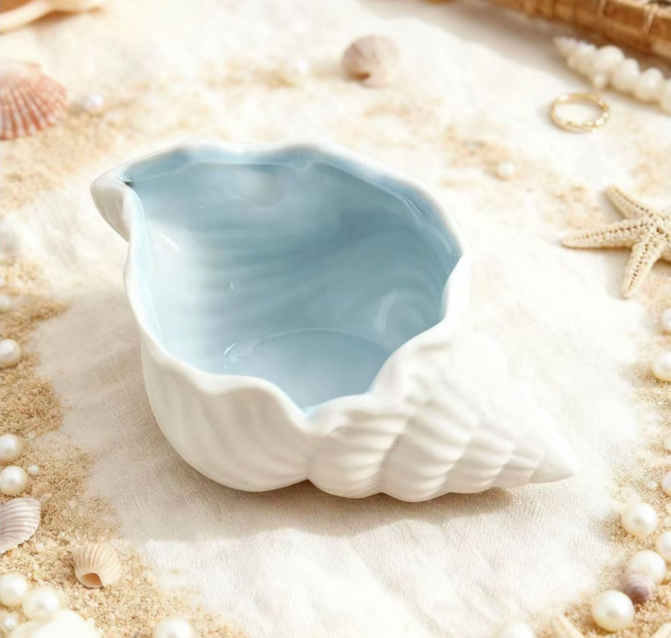 Conch Shell Bowl Beach Style Home Decoration
