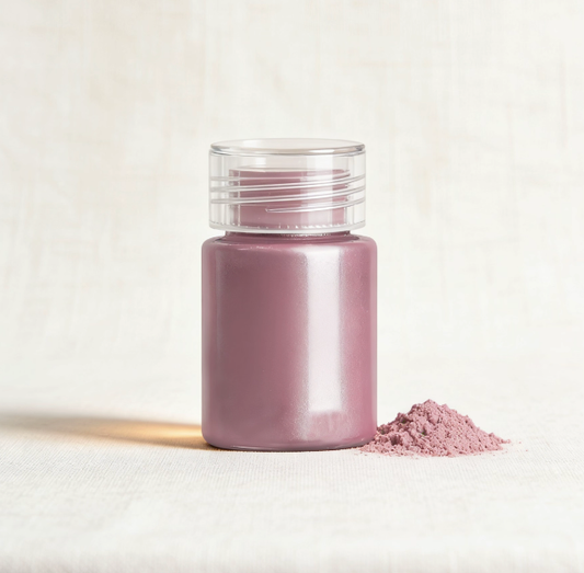Dusty pink pigment powder