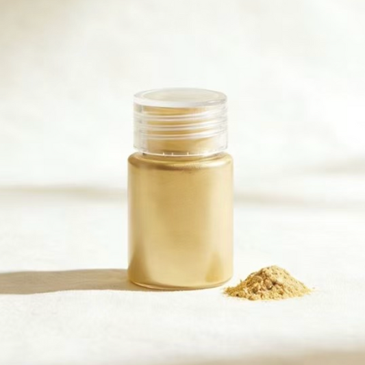 Gold shimmer pigment powder
