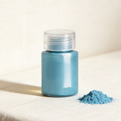 Light blue pearl pigment powder