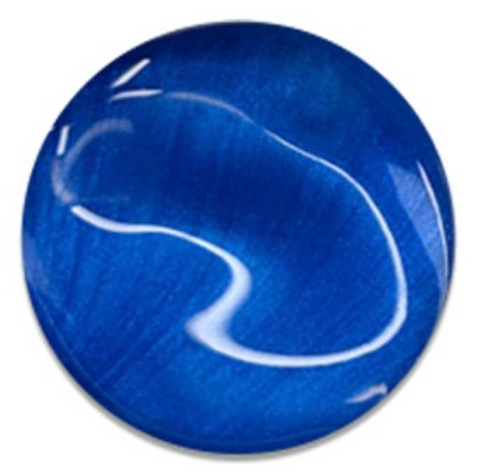 Royal blue shimmer wax paste swatch with metallic sheen